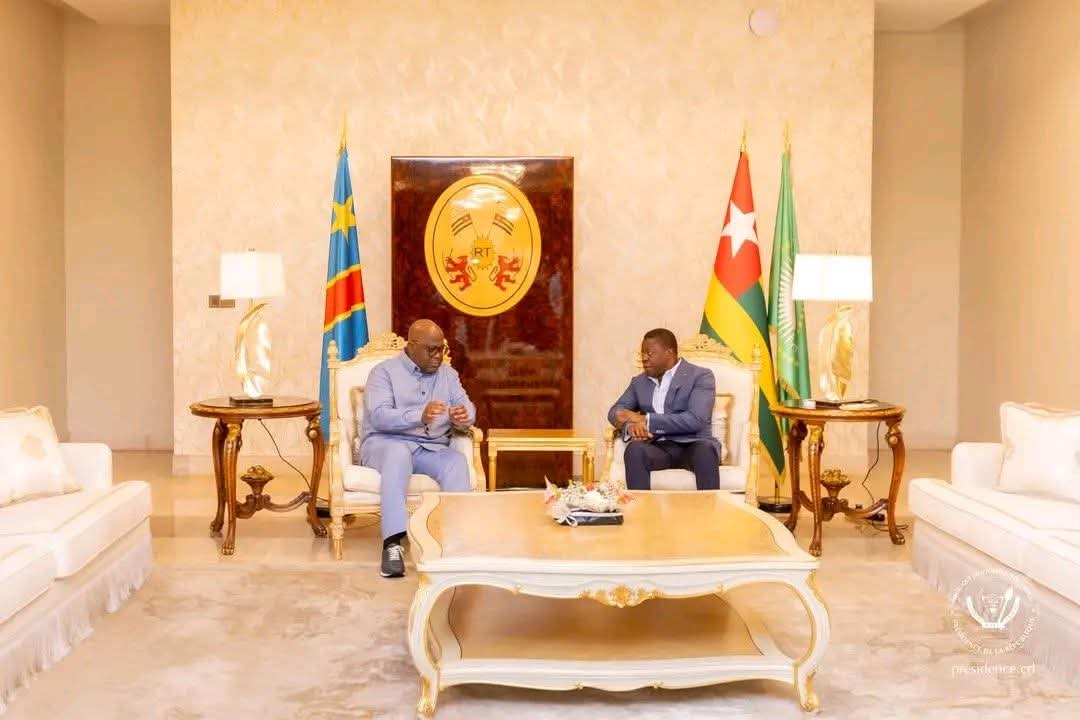RDC - Diplomatie : Félix Tshisekedi en visite de travail à Lomé sur la ...